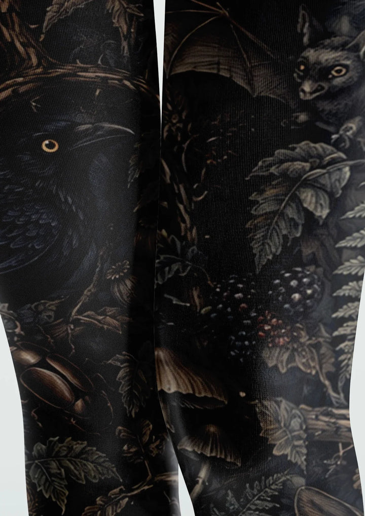 Dark Forest Tights Hosiery Pantyhose