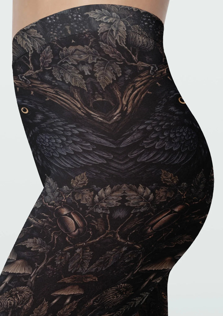Dark Forest Tights Hosiery Pantyhose