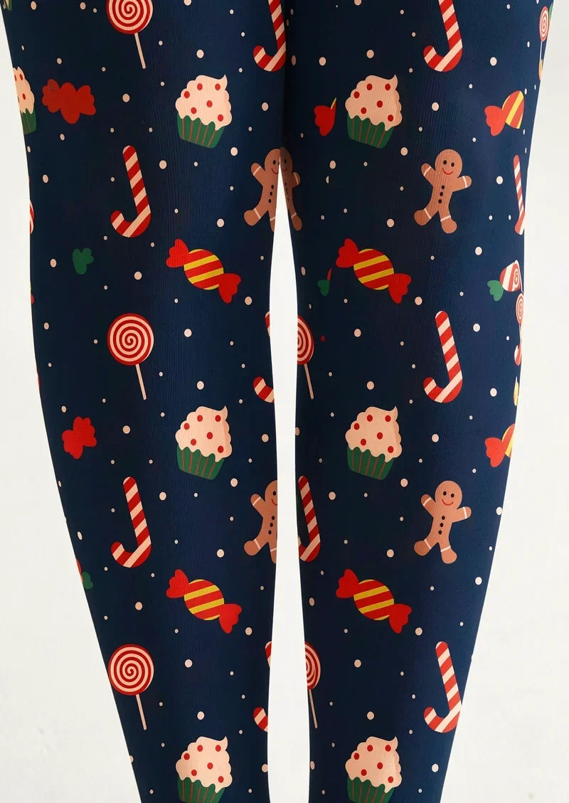 Candy Cane Fairytale Tights Hosiery Pantyhose