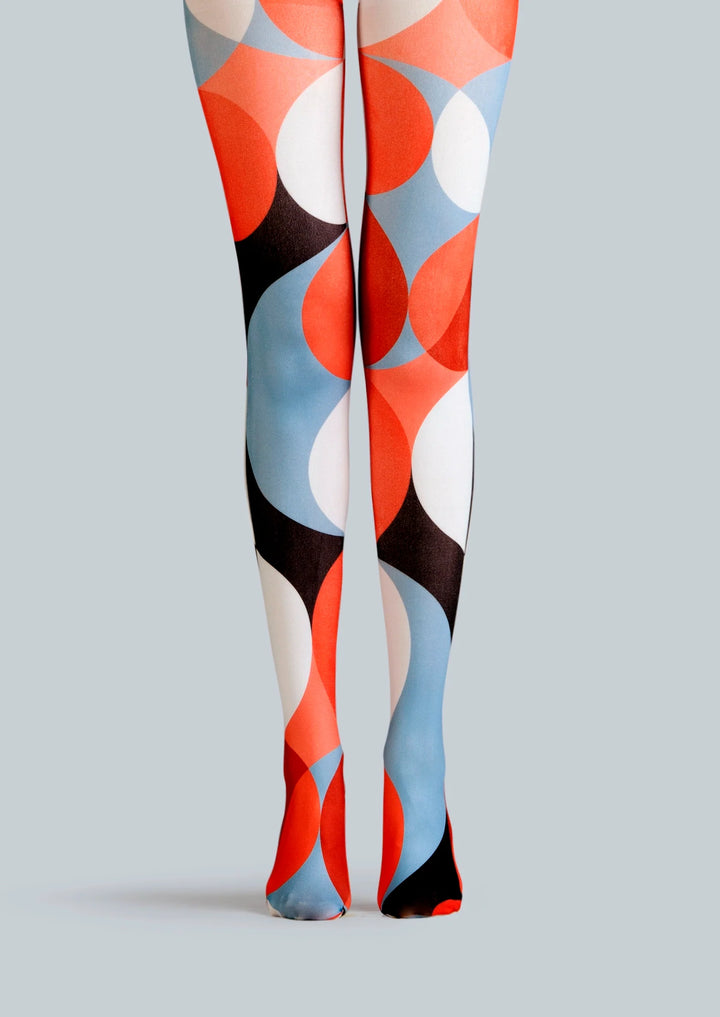 Women Pop Art Decorative Graphic Print Tights Pantyhose