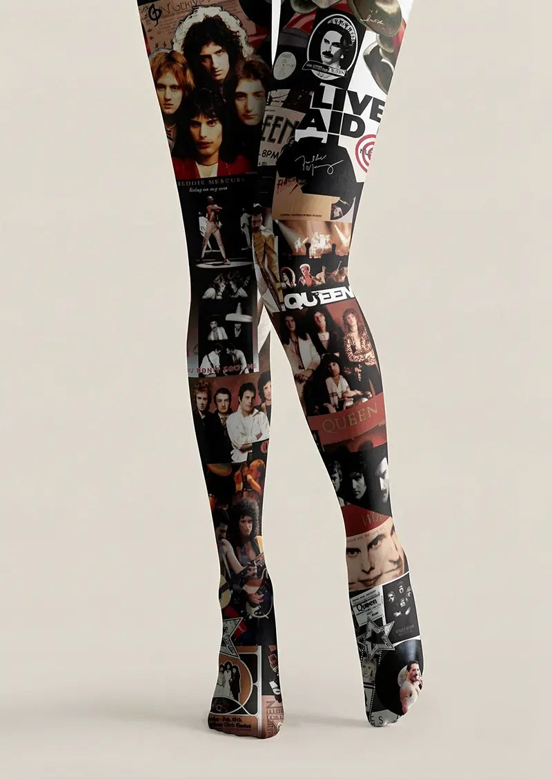 Queen Band Memories Tights Hosiery Pantyhose