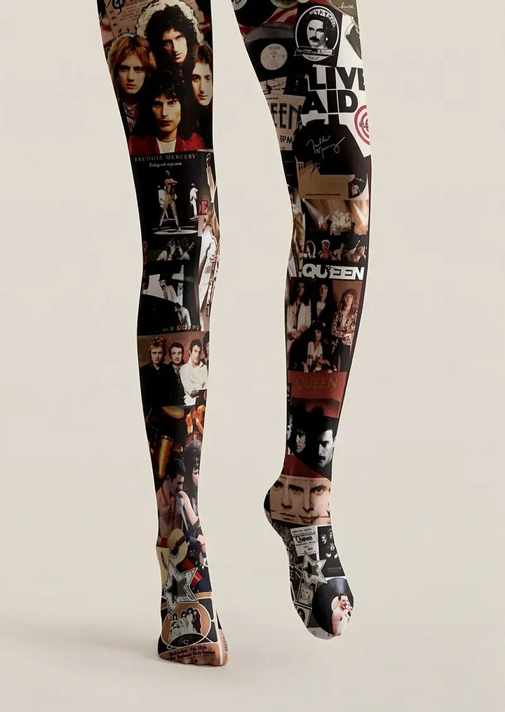 Queen Band Memories Tights Hosiery Pantyhose