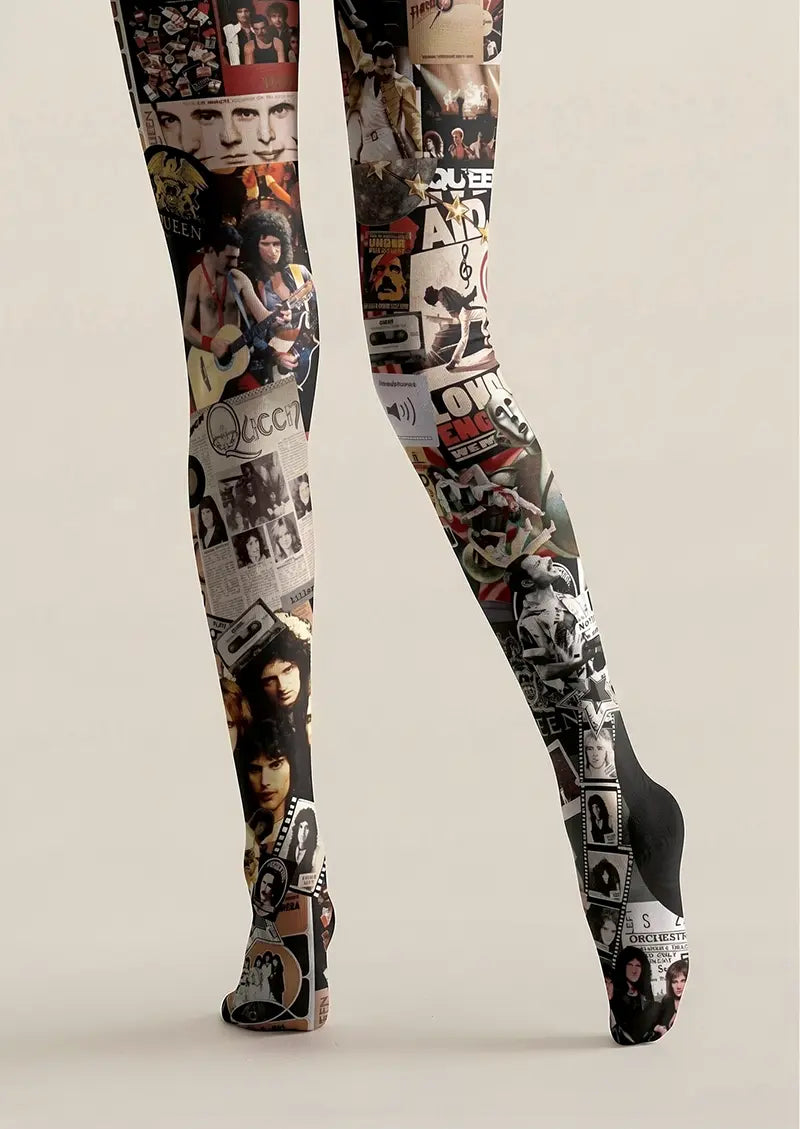 Queen Band Memories Tights Hosiery Pantyhose