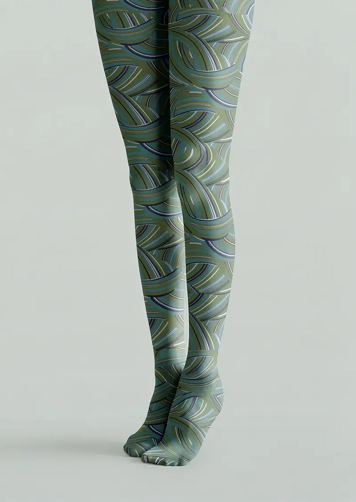 Women Woven Veins Graphic Print Tights and Hosiery Pantyhose