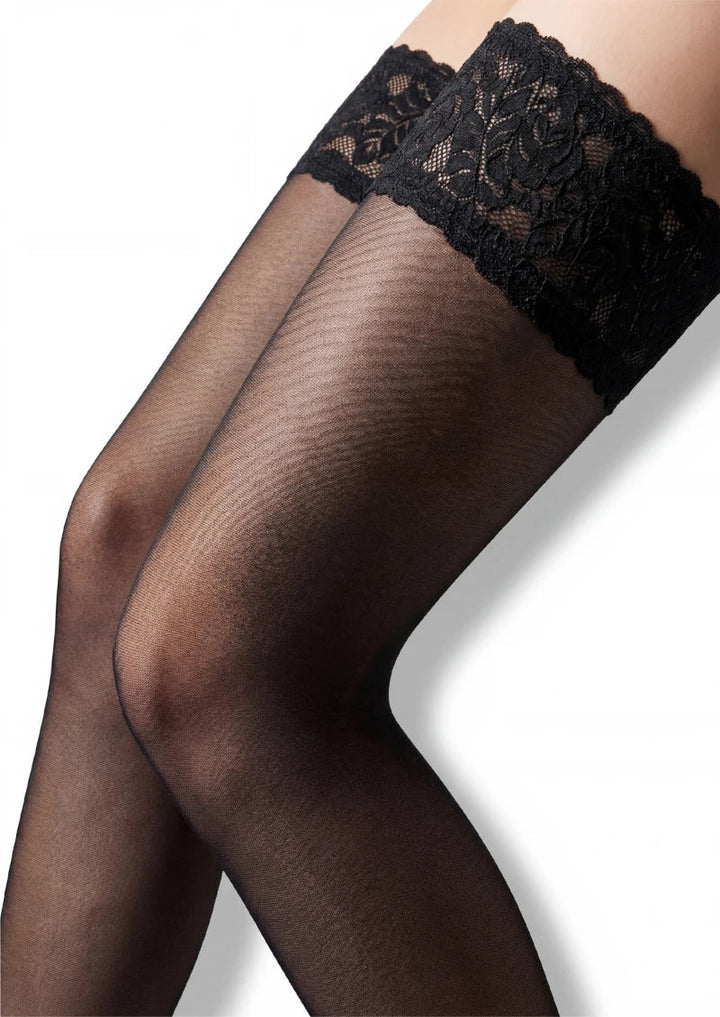Women Vintage Lace Over the Knee Thigh High Hosiery Stockings