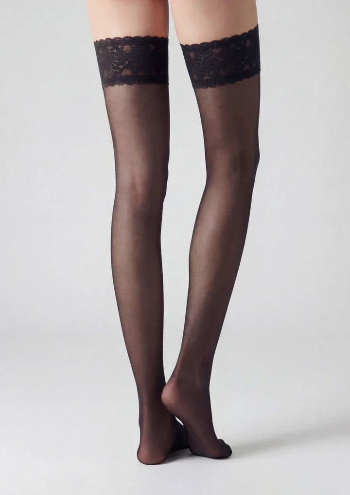 Women Vintage Lace Over the Knee Thigh High Hosiery Stockings
