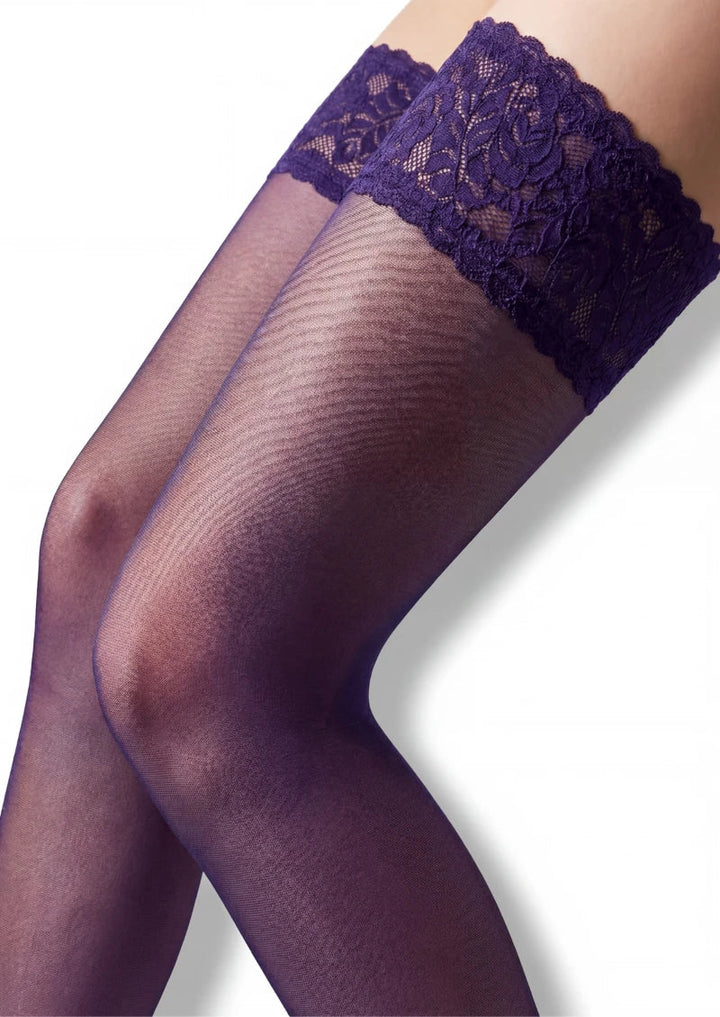 Women Vintage Lace Over the Knee Thigh High Hosiery Stockings