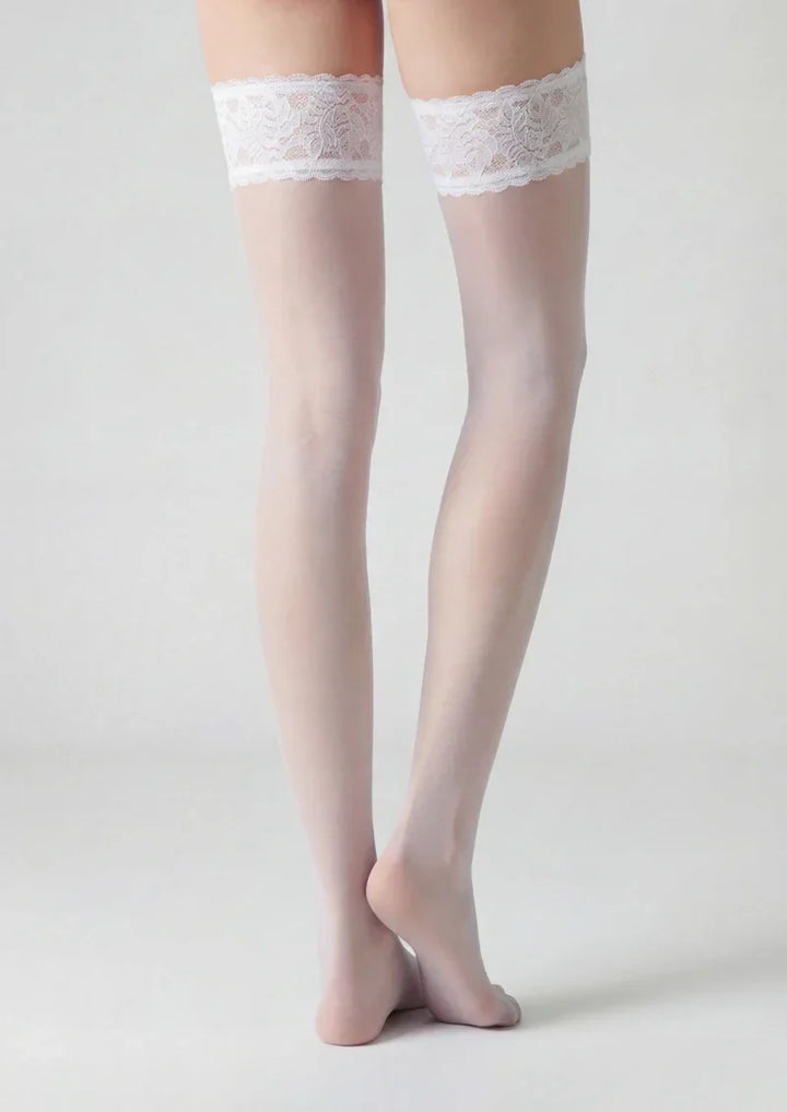Women Vintage Lace Over the Knee Thigh High Hosiery Stockings