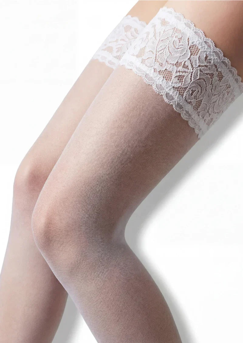 Women Vintage Lace Over the Knee Thigh High Hosiery Stockings