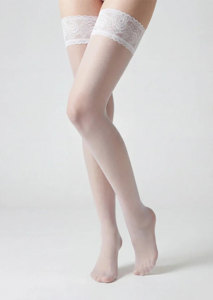 Women Vintage Lace Over the Knee Thigh High Hosiery Stockings