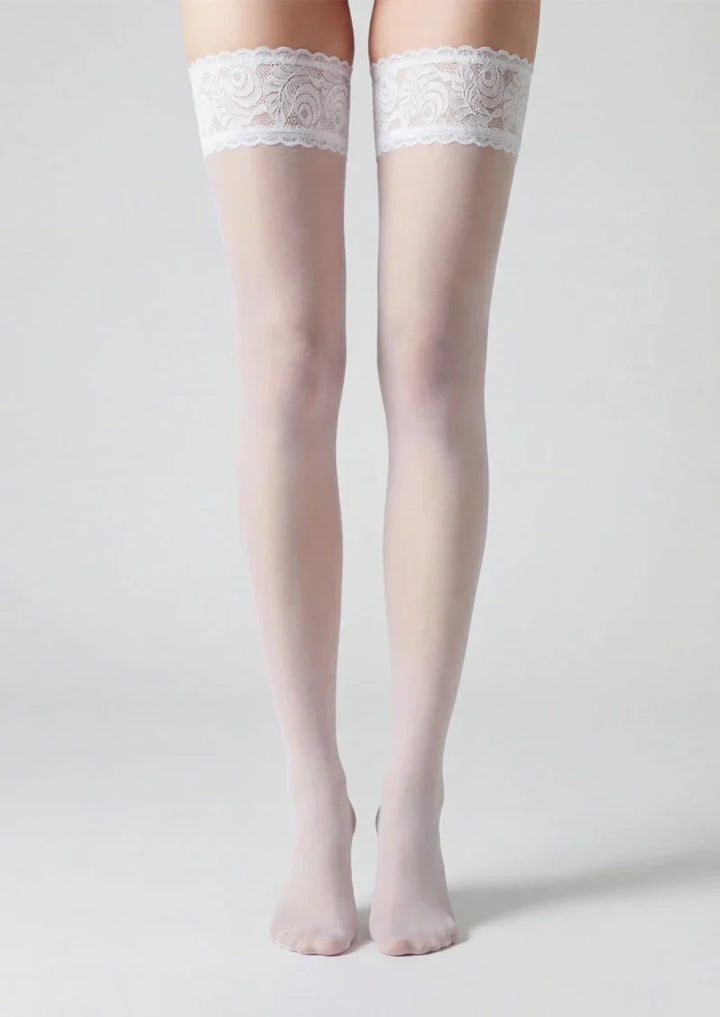 Women Vintage Lace Over the Knee Thigh High Hosiery Stockings