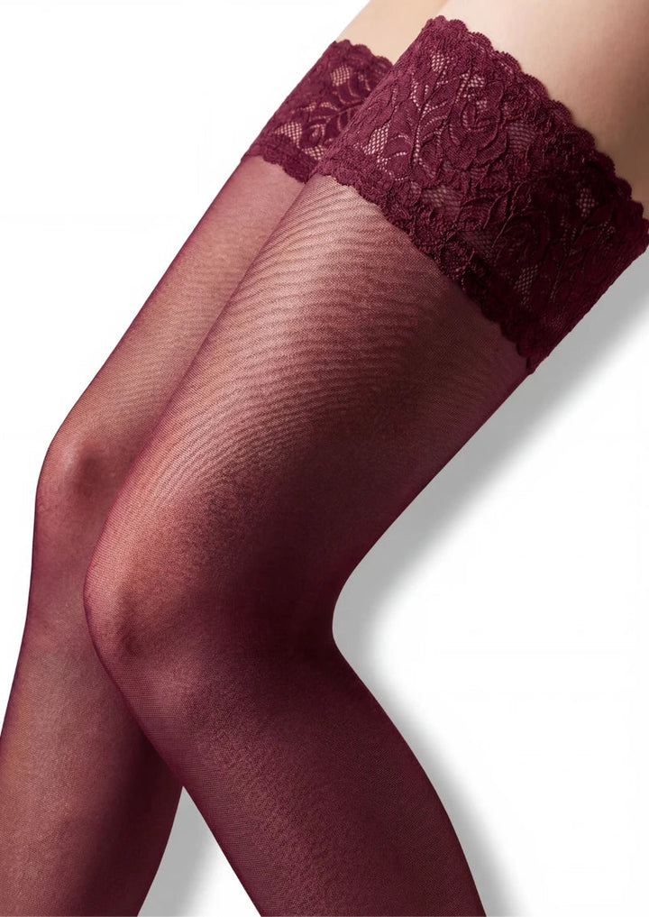 Women Vintage Lace Over the Knee Thigh High Hosiery Stockings