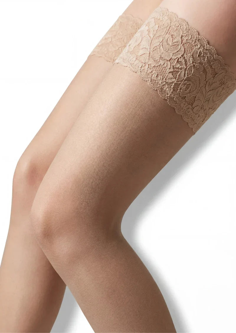Women Vintage Lace Over the Knee Thigh High Hosiery Stockings