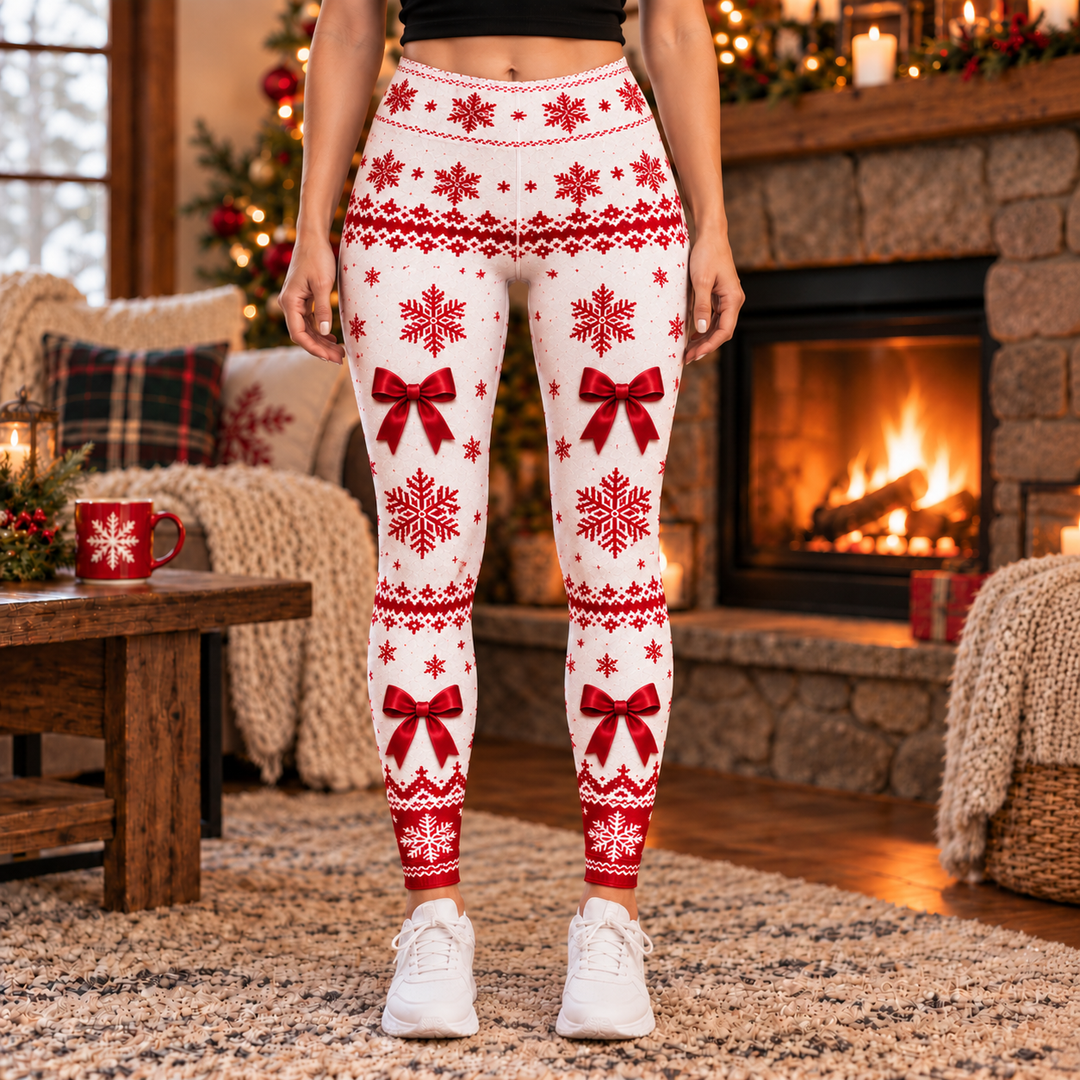 Christmas Skeleton Hand Leggings – Ripped Butt Illusion Gothic Pants