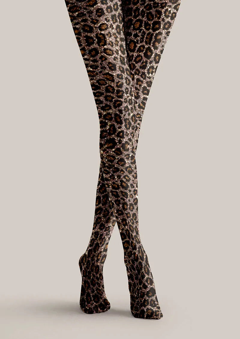 Women Classic Leopard Animal Skin Pattern Tights Pantyhose