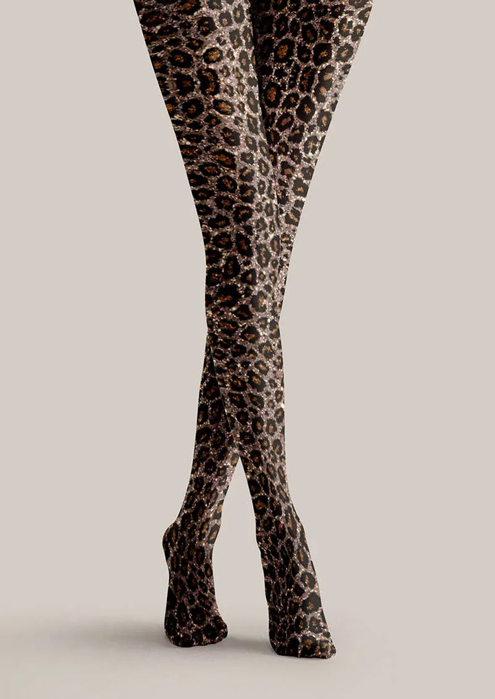 Women Classic Leopard Animal Skin Pattern Tights Pantyhose